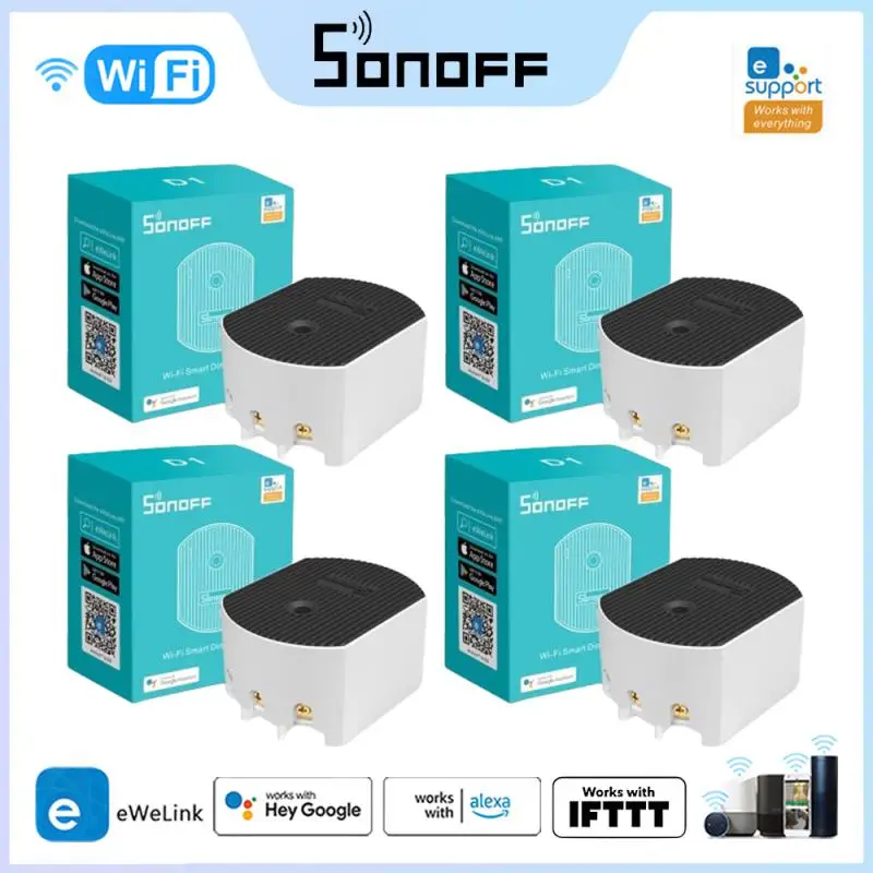 

SONOFF D1 WiFi Smart Dimmer Switch Mini Switch Module Support Dimmable LED Light APP Voice Control With RM433 Remote Controller