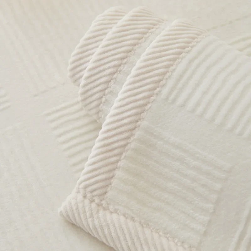 Non-SlipThicken Plush Sofa Cushion Mat Modern Simplicity Sofa Towel Home Couch Winter Milk Plush Sofa Cover for Living Room