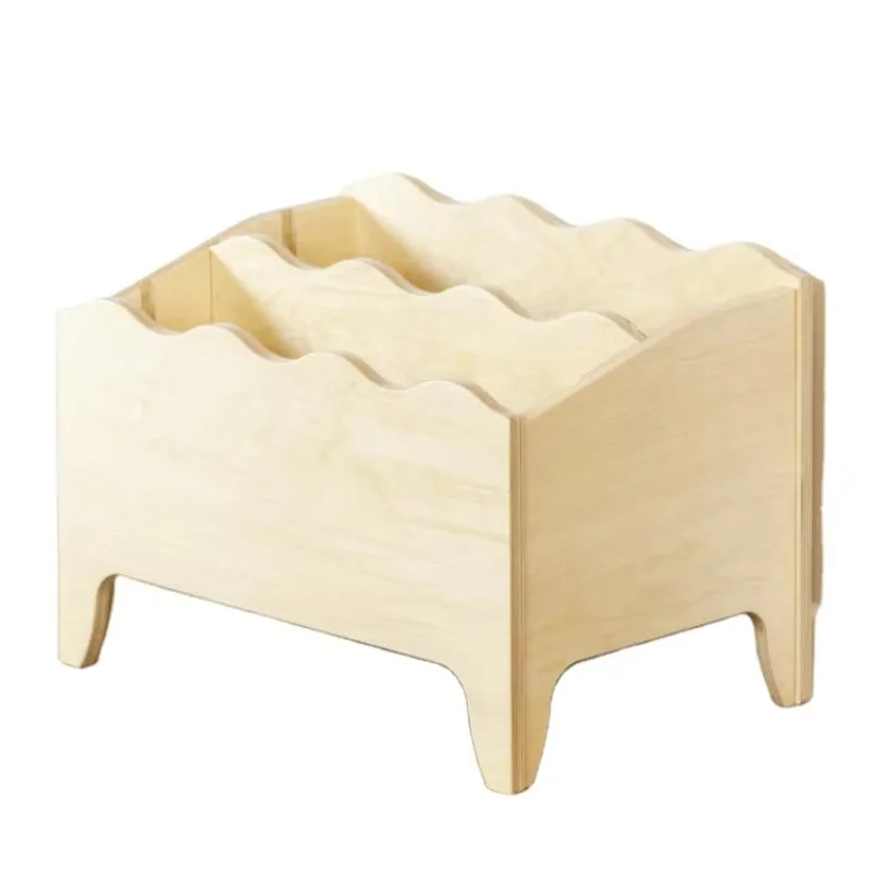 

Children's furniture storage box wooden bookshelf