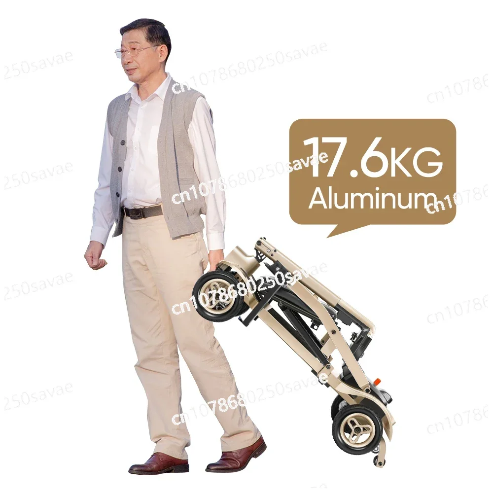

Travel Ultra Light 15Kg Portable Folding Electric Mobility Scooter 4 Wheel Lightweight Mobility Scooter