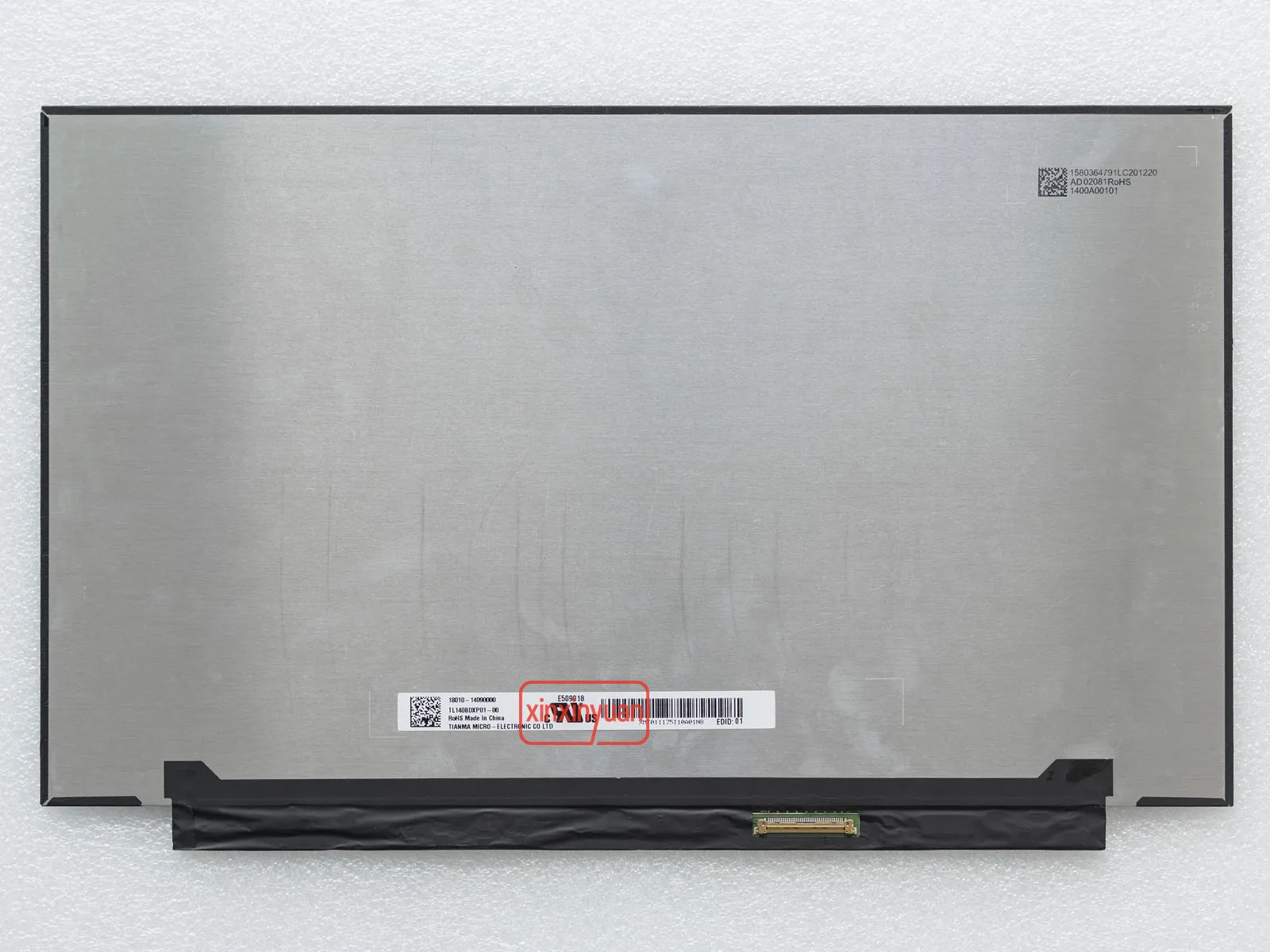 Imagem -02 - Tela Lcd do Portátil 120hz Tl140bdxp01 Tl140bdxp0100 para Asus Rog Zephyrus Ga401q Px401q 2560x1440 120hz Display 40 Pinos Edp 14.0