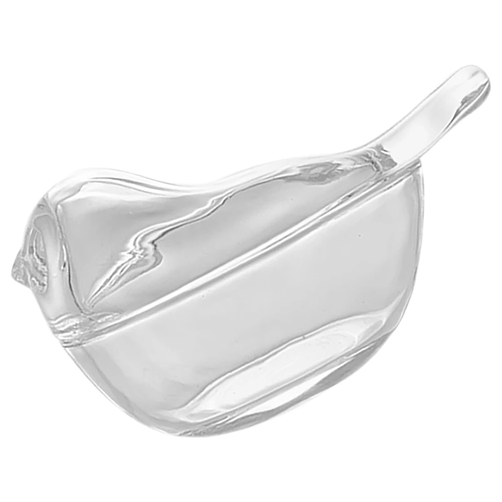 

Bird Jewelry Box Clear Glass Storage Jar for Rings Necklaces Earrings Vanity Organizer Trinket Box Prayer Bowl