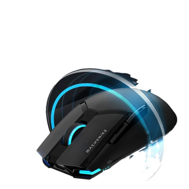 Imagem -06 - Mouse sem Fio para Jogos Design Ergonômico Botões Programáveis 26.000 Pontos por Polegada Sensor Paw3395 Retroiluminado Rgb Machenike-m7pro