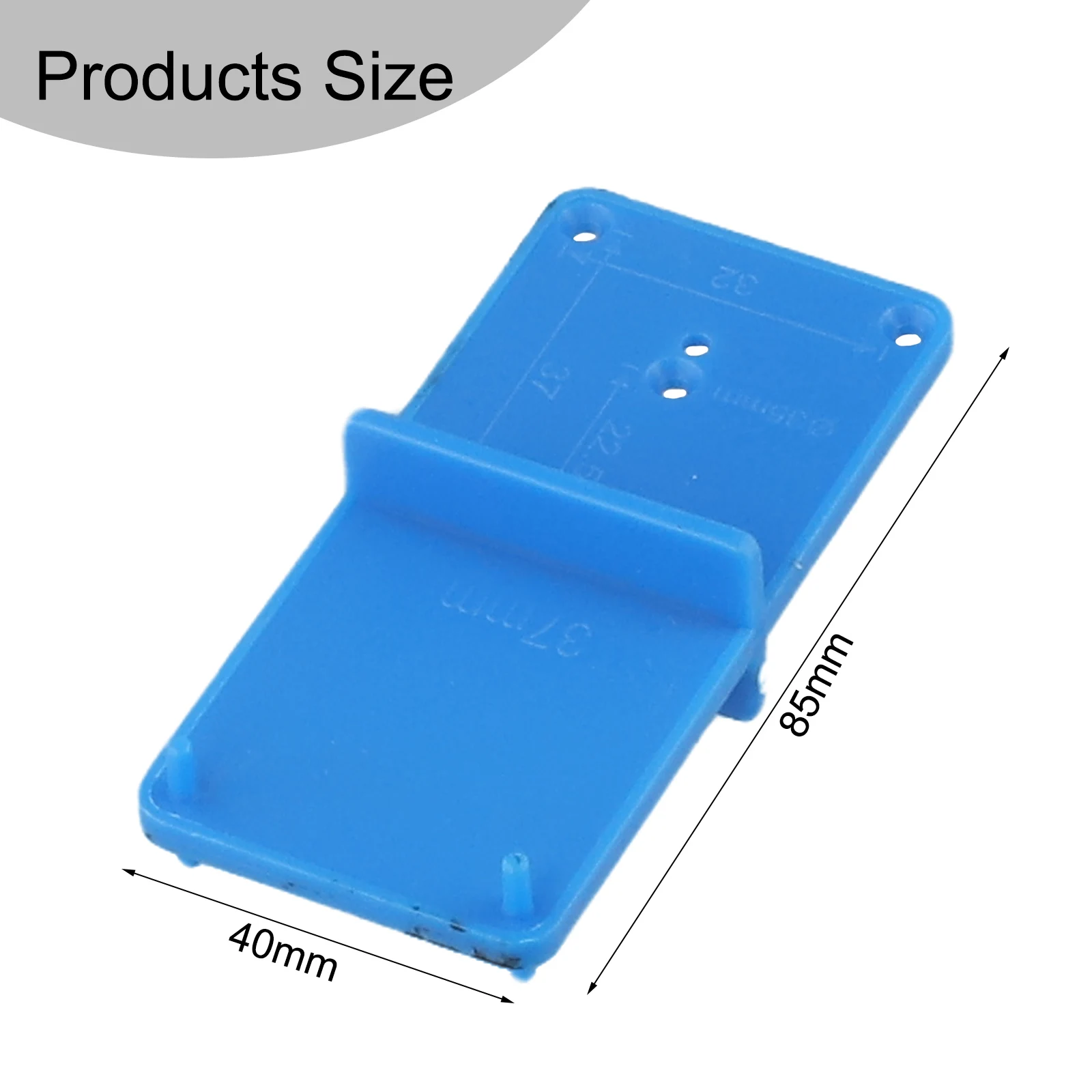Hole Opener Positioning Board Guide Locator Punch Locator 85*40*22mm Black Blue Drilling Tool Orange Woodworking Handy