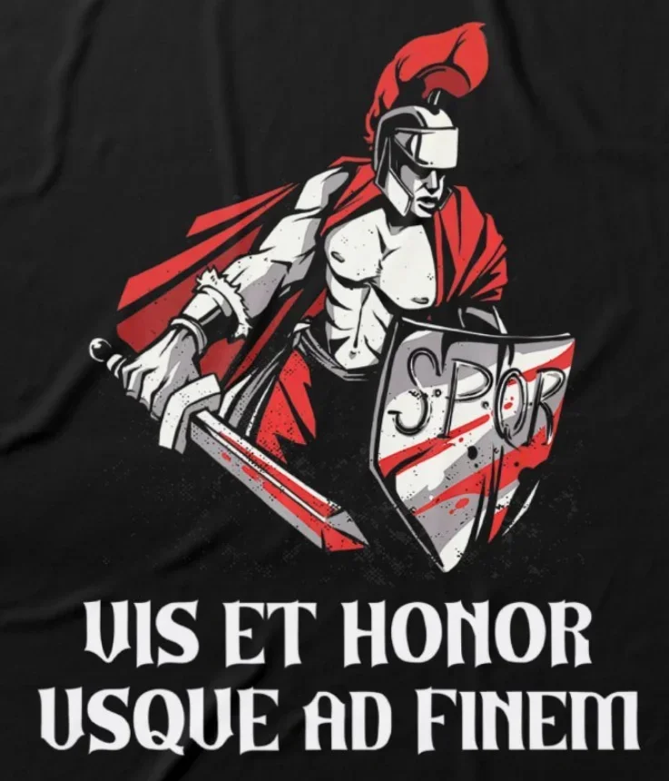 Antique Roman Empire Legionary SPQR Roman Legion T-Shirt 100% Cotton O-Neck Summer Short Sleeve Casual Mens T-shirt Size S-3XL