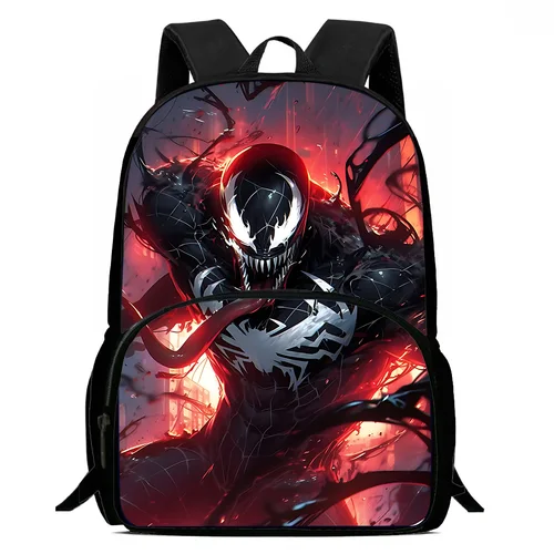Imagen 2 del producto Venom-mochilas escolares de gran capacidad para niños y niñas, mochilas duraderas para acampar, regalo de cumpleaños para estudiantes