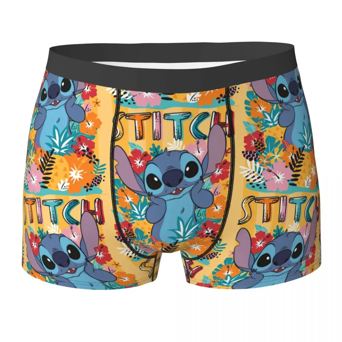 

Сшитые трусы-боксеры с героями мультфильмов Kawaii, нижнее белье, Лидер продаж, мужские сексуальные мягкие шорты-боксеры с принтом, трусики больших размеров