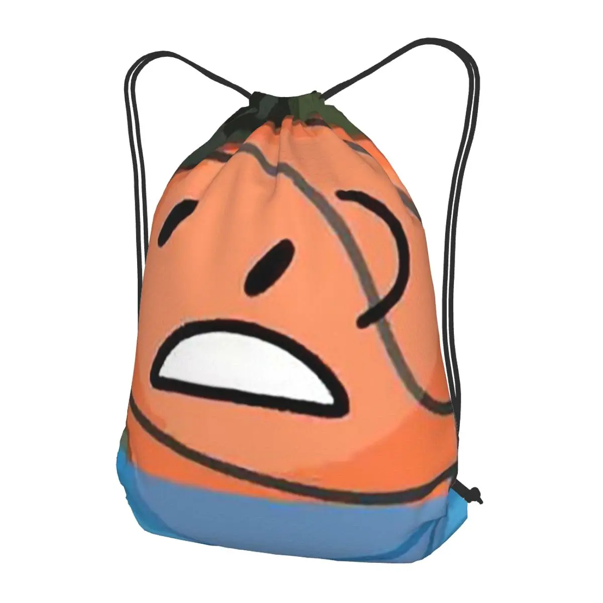 

Battle For Dream Island BFDI Basketball Backpacks Casual Drawstring Bags Storage Bag Book Bags for Man Woman Students