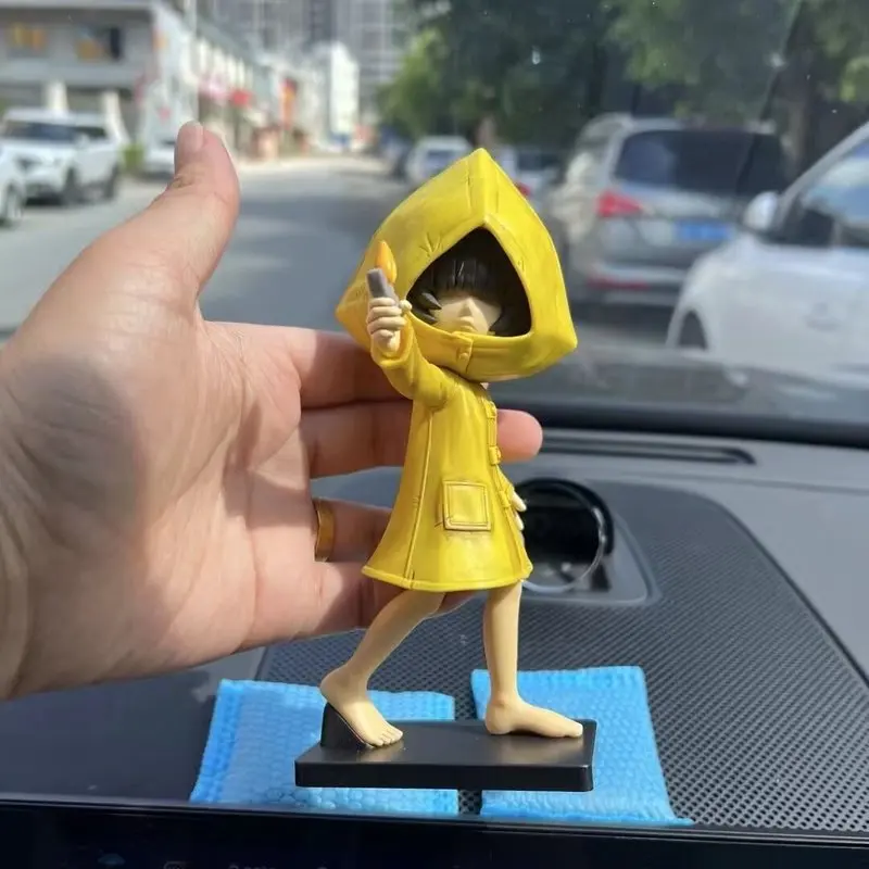 مجموعة شخصيات Little Nightmares Six & Mono، نموذج قابل للجمع لحقيبة الكمبيوتر وديكور السيارة