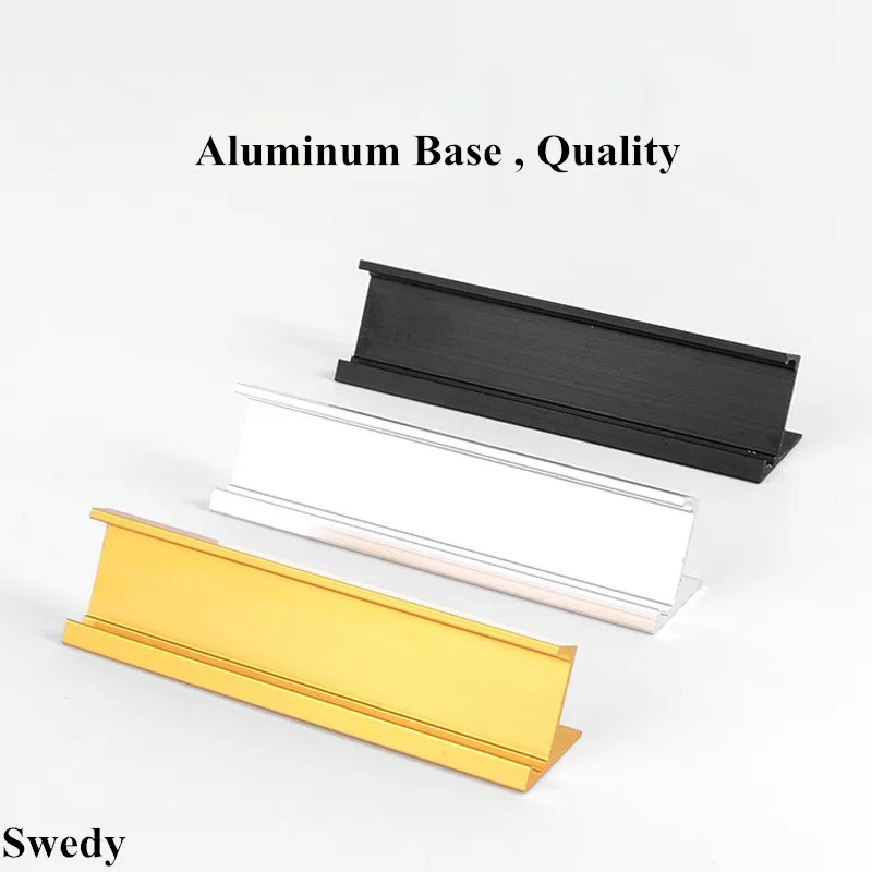 10 Sets Aluminum Base Adjustable Number Jewelry Wine Pricing Cube Tags Mini Price Label Sign Holder Display Stand