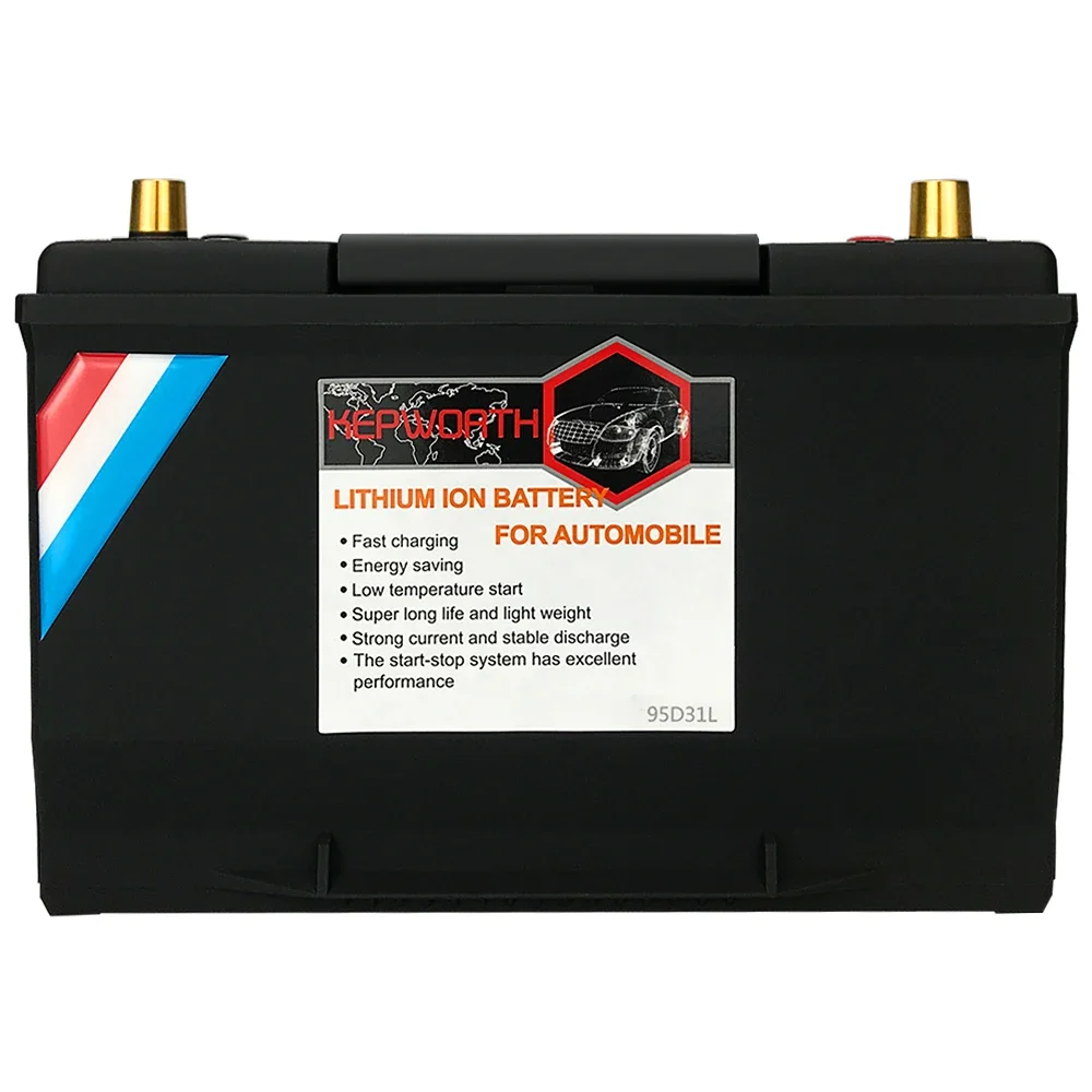 Factory Directly Sale Vehicle Battery SLA Replacement Lifepo4 Auto Starter 1600CCA Lithium ion Car Battery With BMS