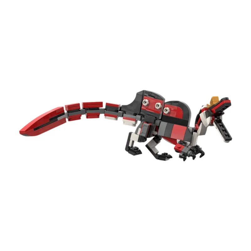 

Spinosaurus Aegyptiacus MOC Building Blocks Dinosaur Model, DIY Assembly Toy for Fossil Lovers Collection and Display
