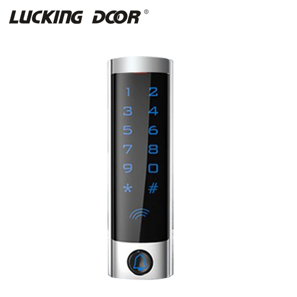 

Digtal Backlit 125KHZ RFID Touch Keypad Standalone Access Controller 13.56MHZ IC Card Reader Door Lock System