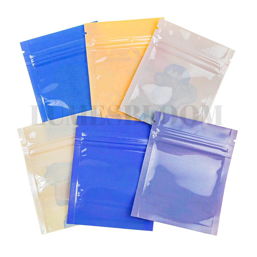 1G Empty Plasic Opp Pouches Monkeys Mylar Bags Clear Window Cartoon Smellproof Zipper Flat Storage Packaging Customize