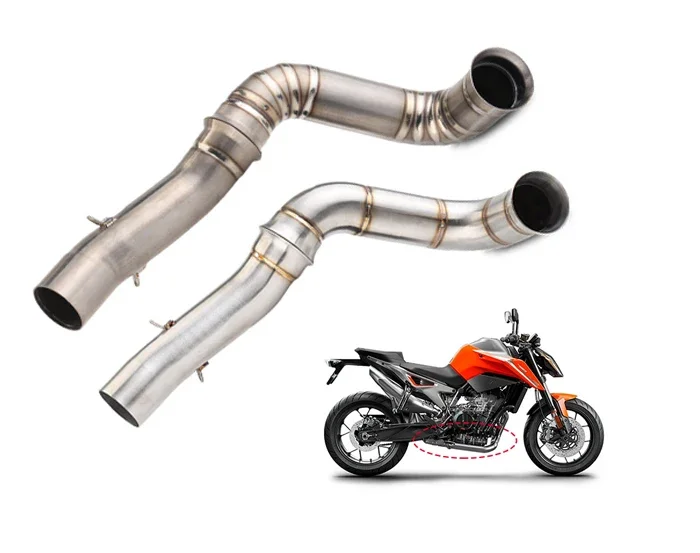 

Motorcycle Exhaust Pipe Escape mid link pipe For KTM DUKE 790 2018 - 2023 DUKE 890 2020 - 2023 Slip-on DUKE 790