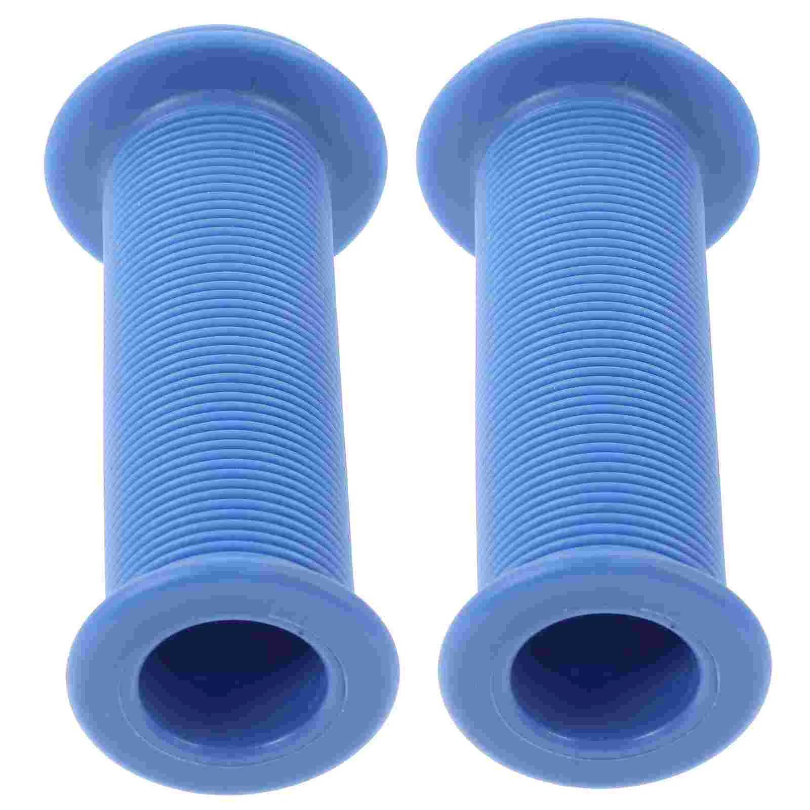 

2 Pcs Bicycle Grip Handlebar Grips Blue Bike Bicycles Accessories Cover Protector Rubber Child