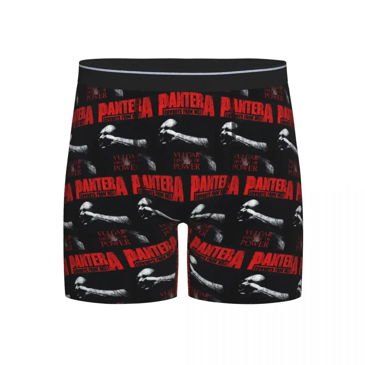 

Длинные трусы-боксеры, шорты Pantera Heavy Metal Band, музыкальные трусики, мужское дышащее нижнее белье для мужчин, подарки бойфренду