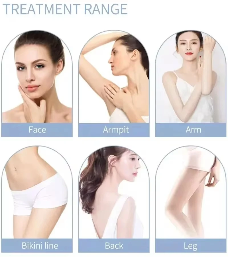 New Laser Epilator 4 Wavelengths Ice Titanium Permanent Hair Removal Diode Laser remove hair Machine For Beauty Center