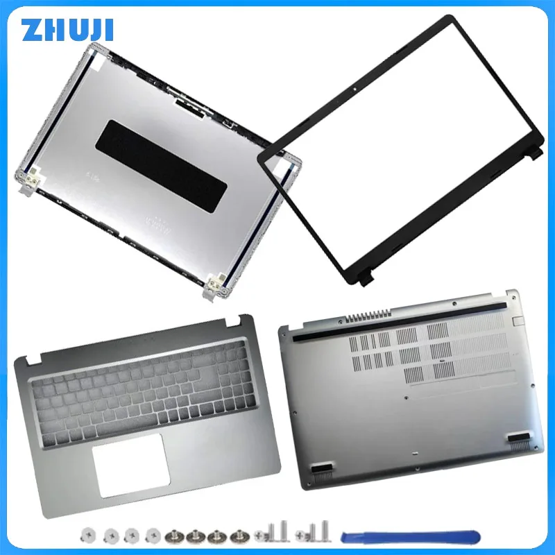 

For Aspire 5 A515-52 A515-52G 52K Replace Cover LCD Back Cover Front Bezel Palmrest Bottom Case Silver Metal