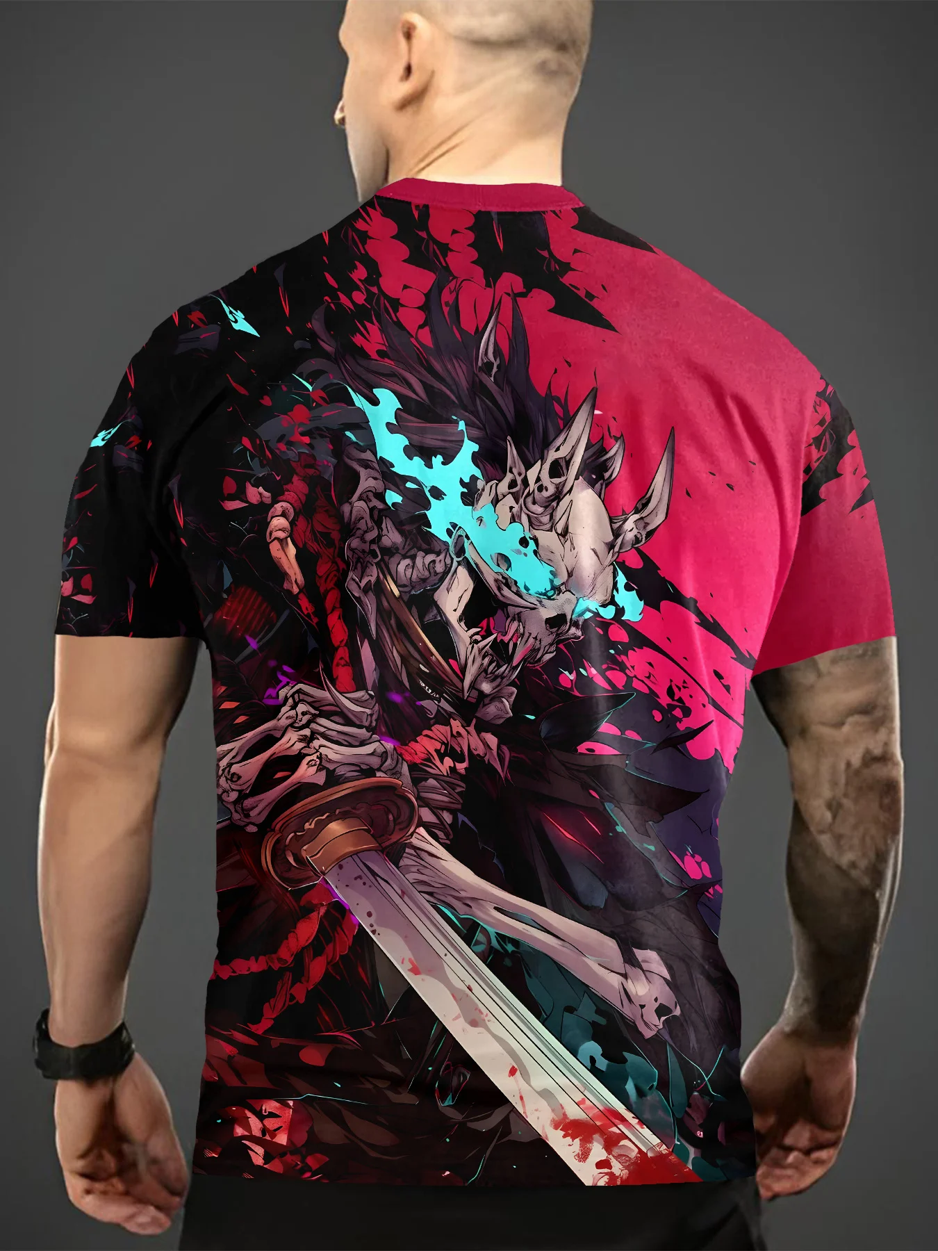 Men's Samurai Skull…