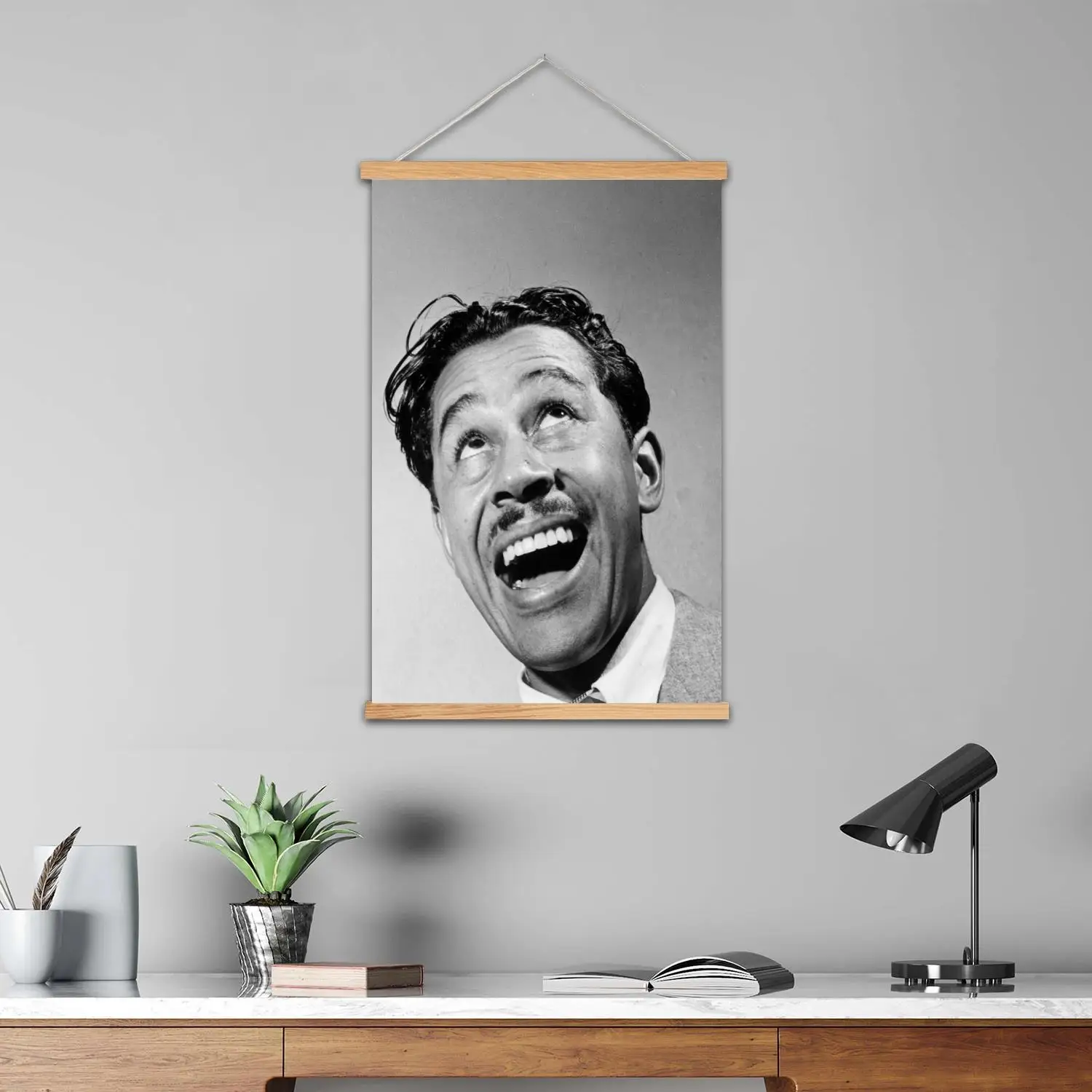 لوحة جدارية مؤطرة من Cab Calloway ملصق فني على القماش وفن جداري، عائلة حديثة، ديكور غرفة النوم، ملصقات، لوحة زخرفية #4