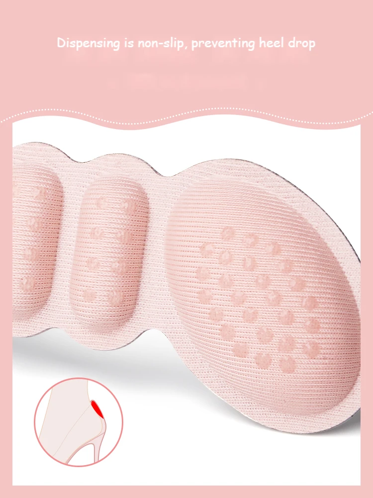 Women High Heel Foot Pads Non-slip Cushion Patch Anti-wear Inserts Heel Grips Liner Filler Prevent Blisters Shoe Insole Stickers