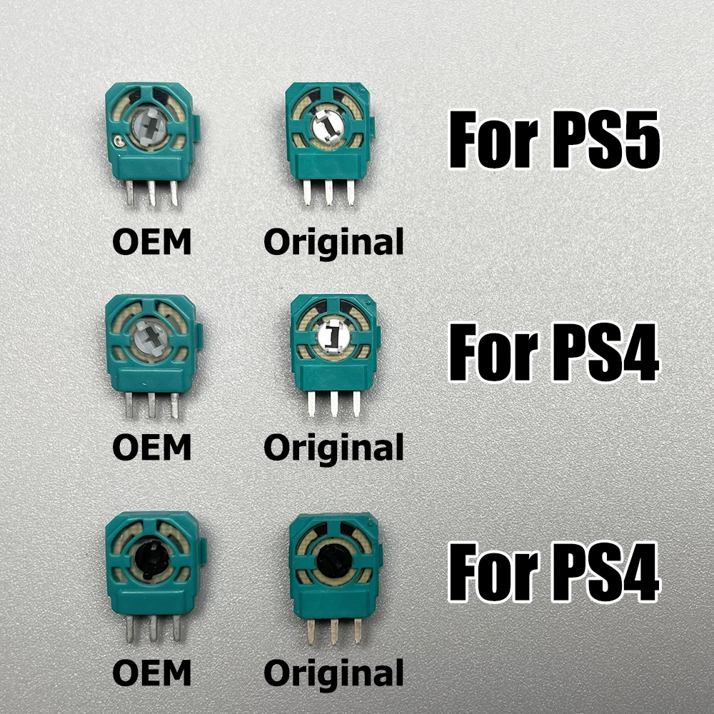 GSF 5/10/50/set 3D Analog Joystick Potentiometer Sensor Module Axis Resistor For PS4/PS5 Controller Micro Switch Replacement
