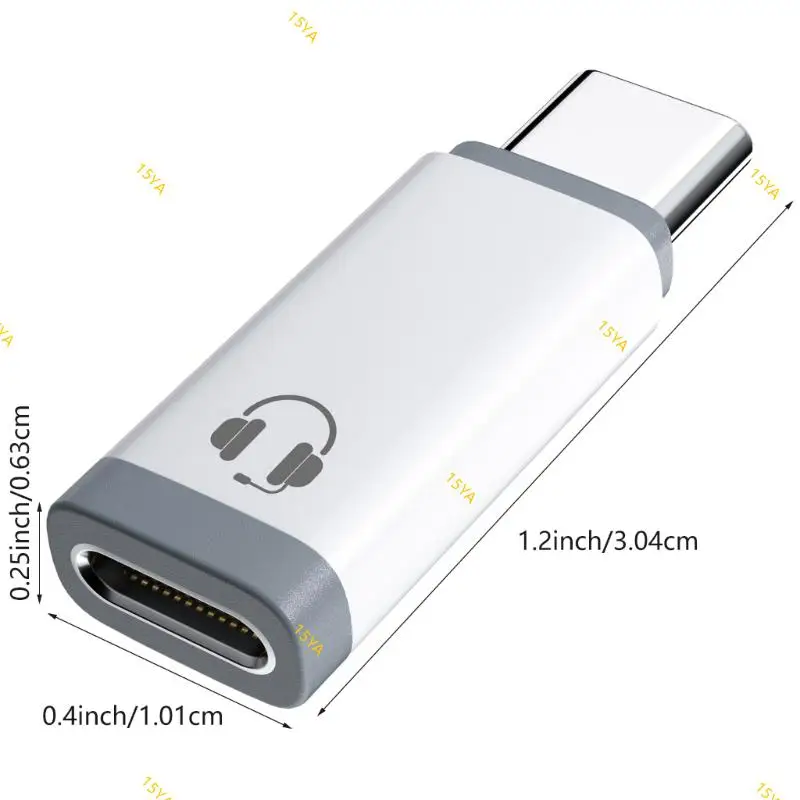 Connecteur 15YA CONNECTURE À TYPE C Adaptateur son