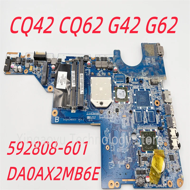 

Оригинал 592808 -001 592808 -501 592808 -601 для HP CQ42 CQ62 G42 G62 CQ56 G56, материнская плата ноутбука DA0AX2MB6E1, полностью протестирована, ОК