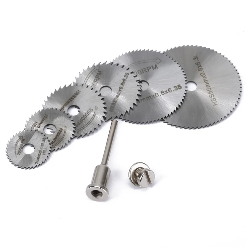 /05/2019 de coupe HSS pour scie circulaire, outils à distance, coupe de mandrin, mini lame de scie, perceuses à bois, outils pour accessoires Dremel, 7 pièces