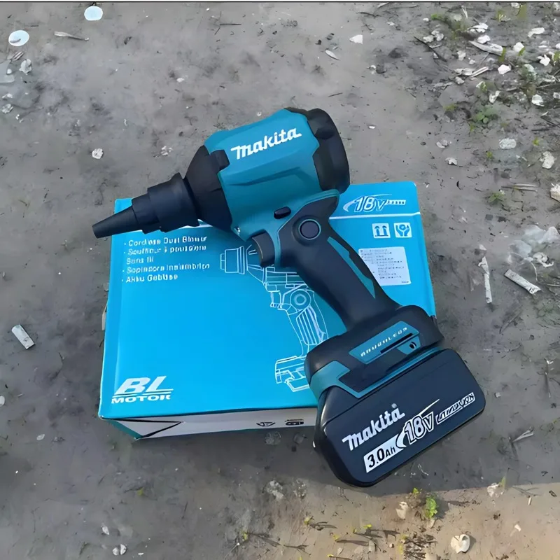 

Makita DAS180 ⭐️rechargeable air dust collector with drill brush for cleaning and blowing 18V wireless lithium battery charging
