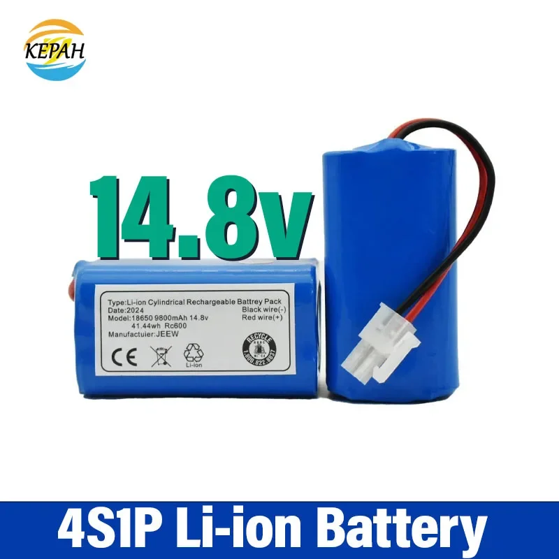 

18650 4S1P original 14.8V 2800-12800mah lithium battery, suitable for ILIFE A4 A4s V7 A6 V7s Plus robot vacuum cleaner 14.4~14.8