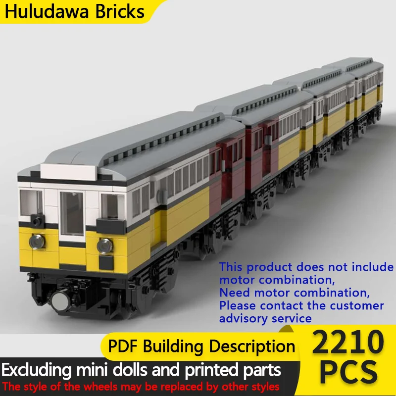 

Конструктор City Car Model MOC: Модульный набор «Берлинская метротранспортная система» (Музейный поезд), развивающая игрушка для детей, подарок на праздник