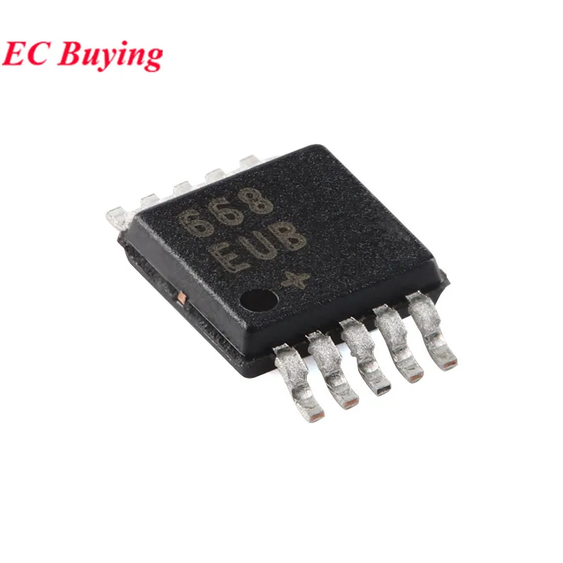 5pcs/1pc MAX668EUB+T MSOP-10 MAX668 MAX668EUB 668EUB 668 EUB 1.8V to 28V Input PWM Boost Controller Chip Integrated Circuit