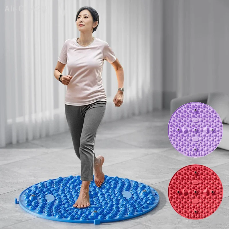 1Pcs 35/55CM Magnetic Foot Massage Pad Stimulates Acupoints Presses Fingertips Circular Massage Pad Jogging Pad Toe Press Plate