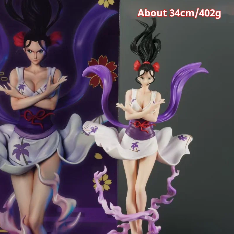 Nico Robin 6 날개 달린 천사 애니메이션 액션 피규어, 원피스 Th Sky Painting, Gk PVC 소장 장난감 장식 모델, 장난감 선물, 34cm