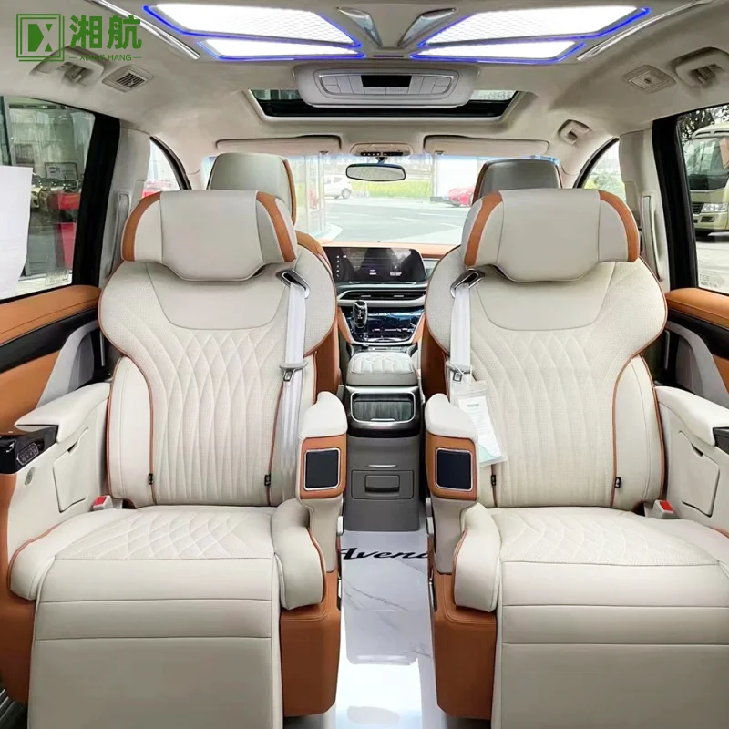 Suitable for MPV Luxury Power Car Seat with Electric Footrest and Footrest