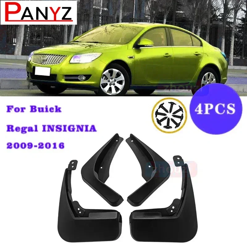 

Набор формованных брызговиков для Buick Regal 2009-2016, брызговики, передние и задние брызговики, комплект крыльев