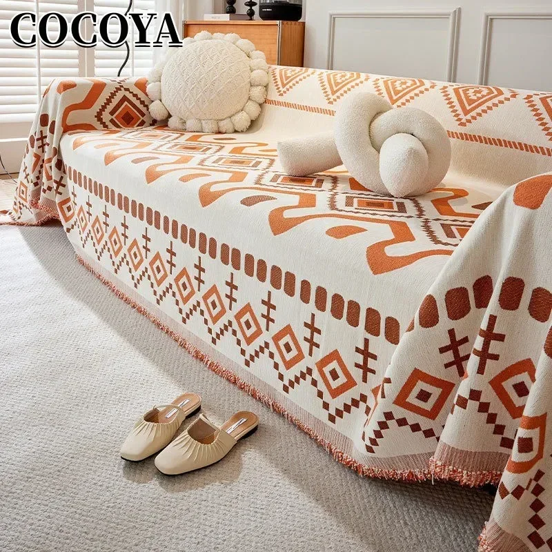 

Chenille Sofa Covers for Living Room Decorative Universal Sofa Towel Furniture Protector Cover Bohemian Dustproof Couch Blanket