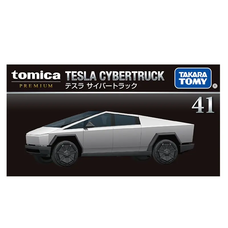

TAKARA TOMY Black Box TP41 Tesla Cybertruck Alloy Car Model Cyberpunk Style Collectible Toy for Display Gift