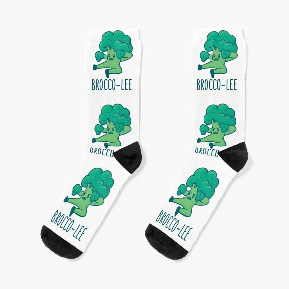 Funny broccoli, Brocco Lee Socks Climbing Christmas Sports Girl'S Socks Men's