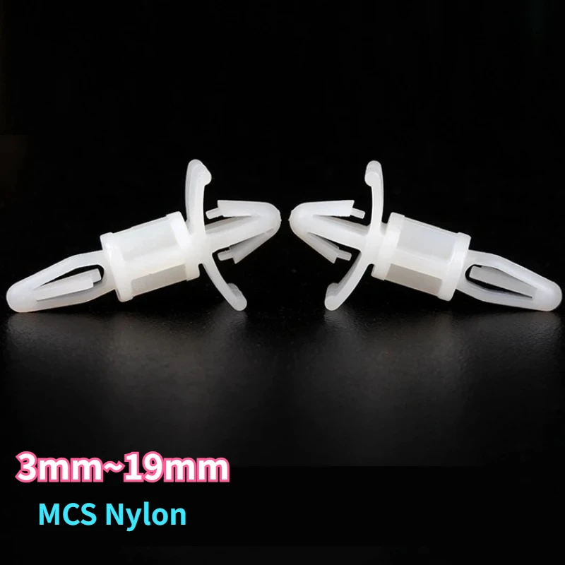 

MCS Nylon Spacer Standoff PCB Board Plastic Pillar Isolation Column Hole Rack Moutherboard Plastic PC Standoff Dia 3~19mm