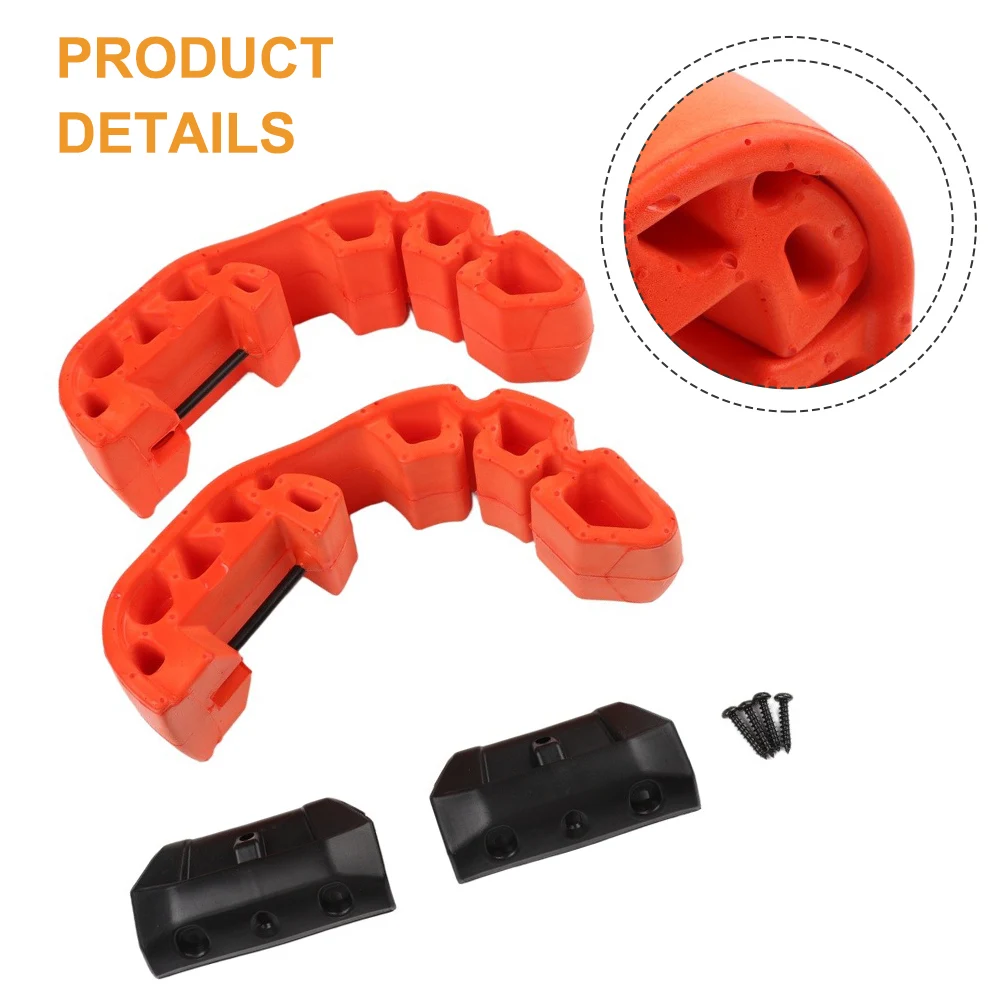 Watercraft Repair Snap-in Bumpers Red Clip-in Mounting Weather Resistant for Easy Installation Single-piece Set Vibration