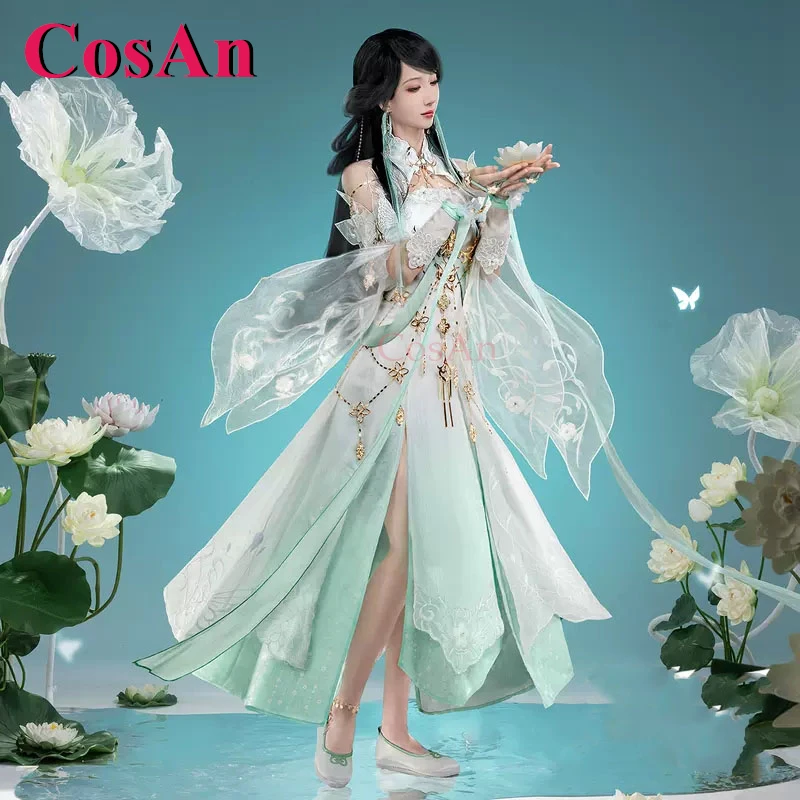 

CosAn Anime Game NiShuiHan Su Wen Cosplay Costumes Gorgeous Elegant Uniform Dress Women Activity Party Role Play Clothing S-XL