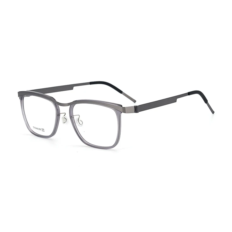 Gafas cuadradas ultraligeras de titanio para hombre y mujer, lentes graduadas ópticas para miopía, marca de Dinamarca, 2023, novedad de 9908