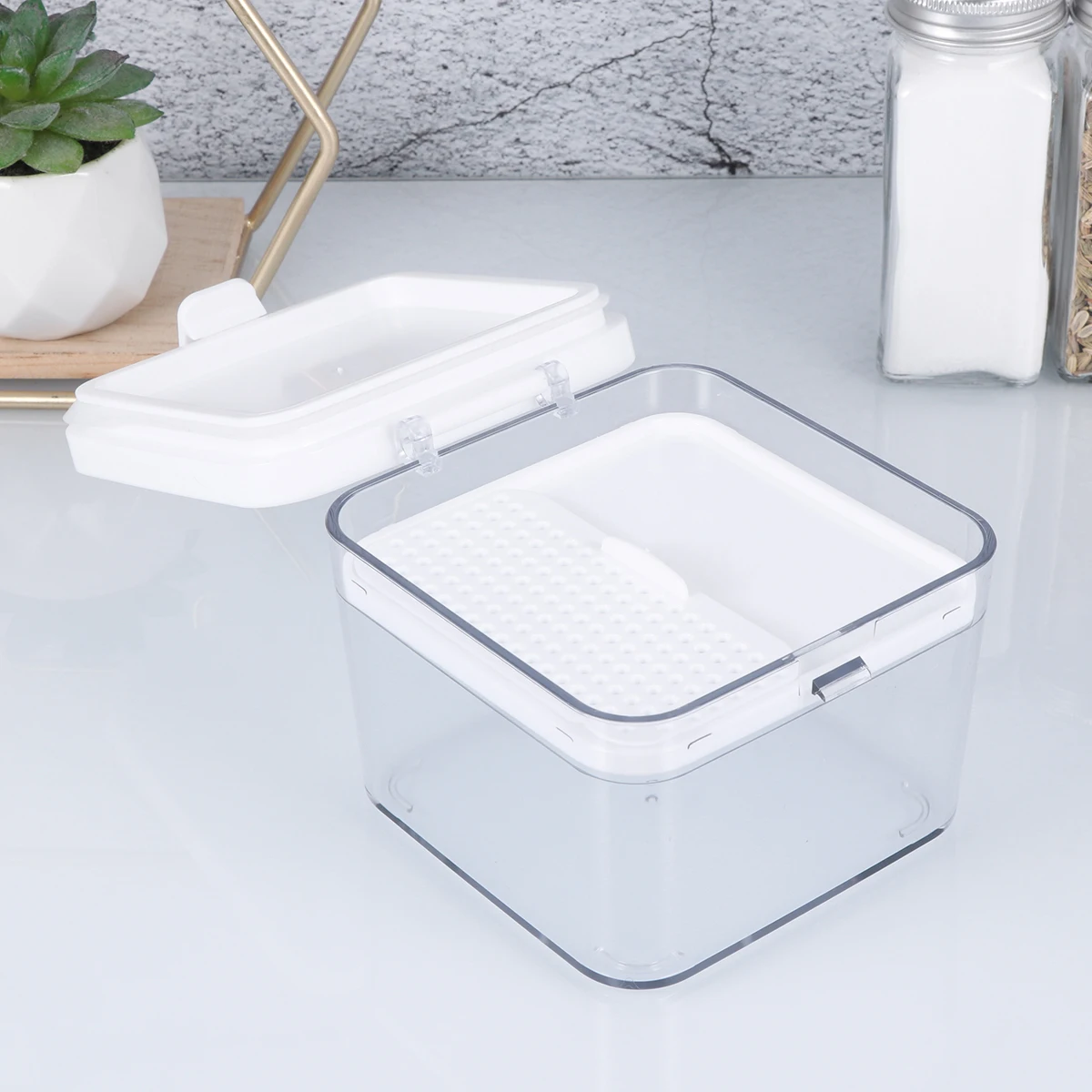 

Food Storage Container Transparent Sealed Can Stocked Grains Storage Tank Airtight Jar for Coffee Rice Sugar Flour Nuts