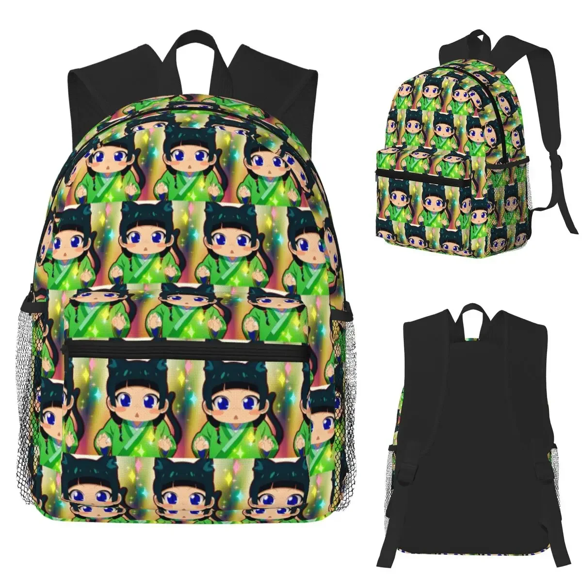 

The Apothecary Diaries Maomao Student Backpack School Bag Hiking Travel Daypack for Boys Girls Fashion Bookbag Shoulder Bags