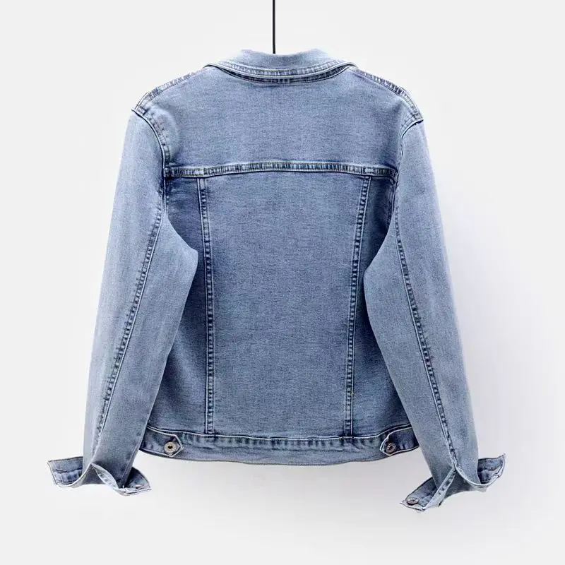Outerwear Wool Lnside Patchwork Padded Denim For Women Winter 2026 Cold Long Trench With Fur Plush Warm Woman Jeans Coats