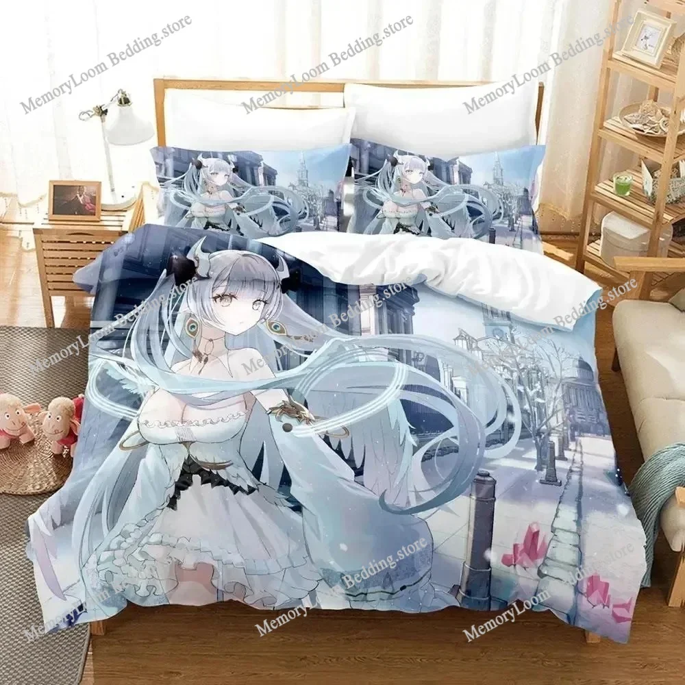 

Anime Echocalypse Game Bedding Set Duvet Cover Bed Set Quilt Cover Pillowcase Comforter king Queen Size Boys Adult Bedding Set