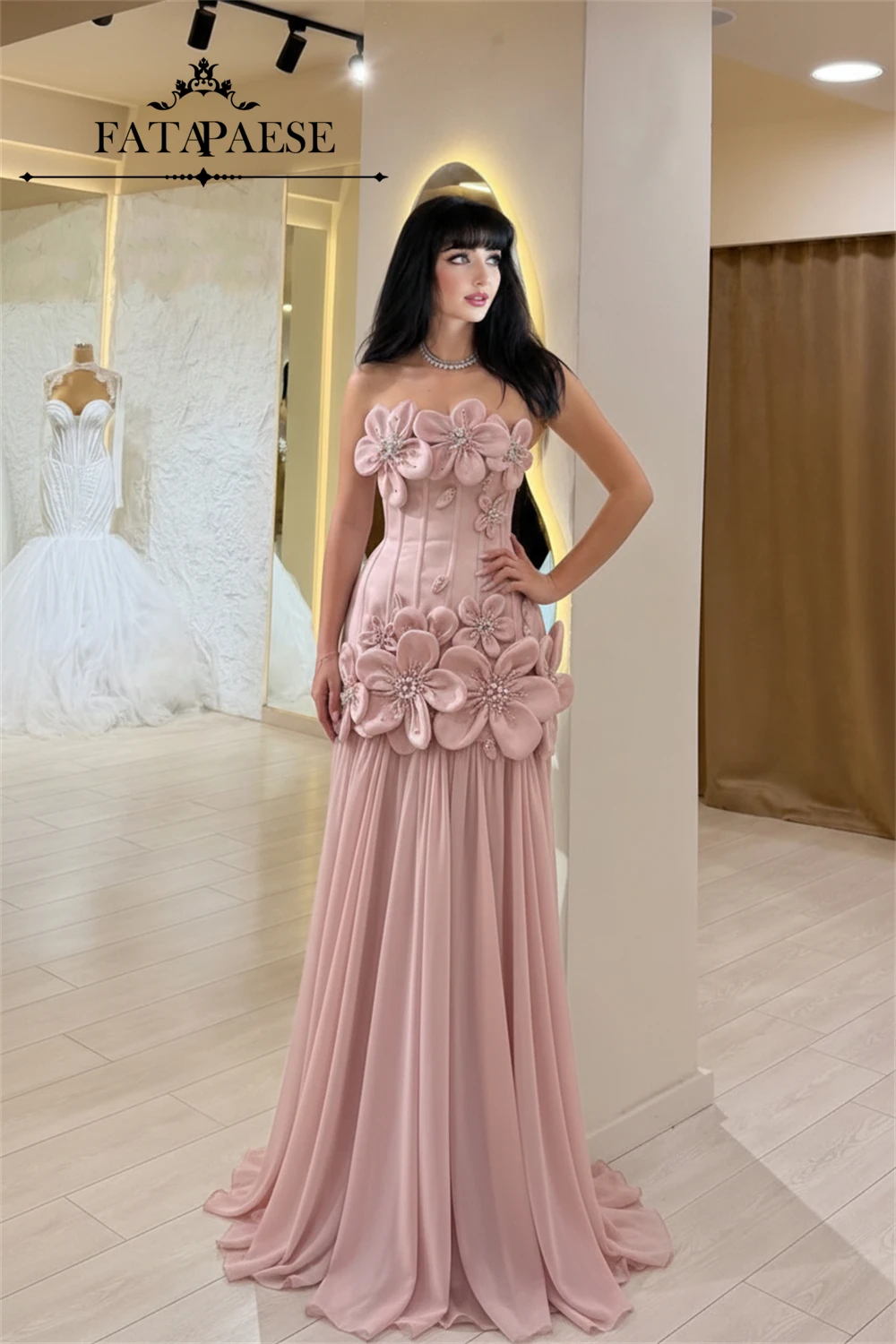 long Dusty Rose